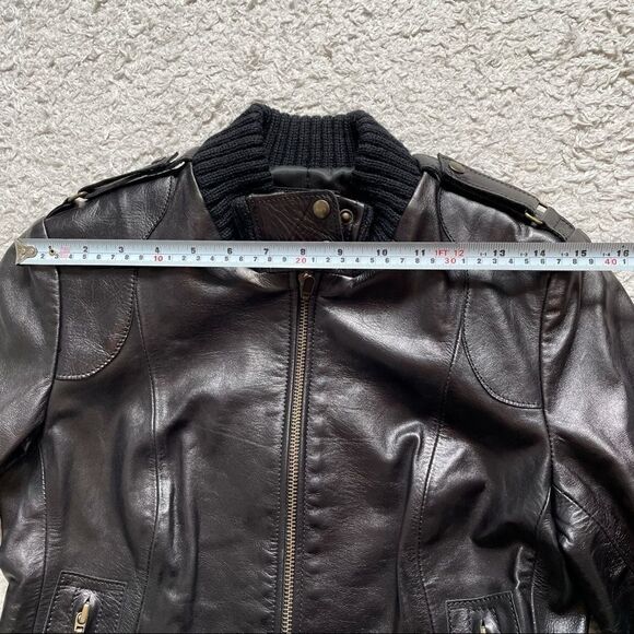 Mackage Jenny leather bomber jacket - Picture 14 of 16